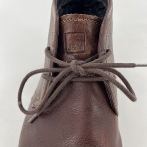 Johnston & Murphy Mens Tan Chukka Full Grain Leather Plain Toe 9 Tumbled Pebbled